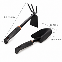 Gardening Tools, Hoe, Weeding Tool, Garden Shovel, Set of 8, Steel, For Home Vegetable Gardens, Yard Work