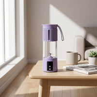 Portable Electric Juicer Cup USB-Chargeable Juicer Cup with Carry Loop Compact Portable Blender for Active Commuters, Students