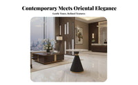 Upholstered Multi-Seat Sofa New Chinese design Curved Sofa with Matching Armchair Light Luxury Design Reception Set for Homeowners, Teahouse, Apartment
