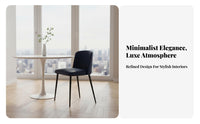 Italian Minimalist Design BalletItalian contemporary design Dining Chair Modern visual accentuate Seat Space-Saving Household Furnishing Ergonomic Curved spinerest for Apartment Dwellers, Interior Designers, Hotel, Kitchen, Living Room, Office