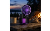 Fan Lantern Digital Display Night-Time Light Lamp Safety Grille for Indoor Use