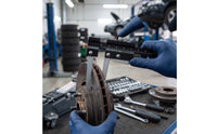 Brake Disc Thickness Caliper Locking Disc Brake Thickness Caliper Handheld Metal for Mechanics, Repair Shops, Garages