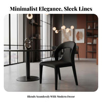 Modern Design Upholstered Side Chair Minimalist aesthetic Dining Room Seating Soft Upholstery Household Furniture Comfortable Padding for Interior Designers, Restaurant Owners, Office Workers, Showroom, Kitchen, Bedroom, perusing corner