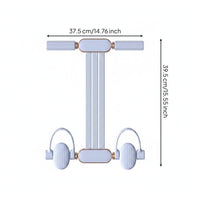 Pedal Resistance Band Pedal Exerciser 3x Stretch Exercise Pull Rope for the Core Training