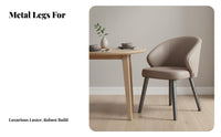 Light Luxury Aesthetic Minimalist Padded Side Chair Ergonomic Design Lowspine supportrest Padded Side Chair Easy to Assemble Upholstered Seat for Restaurant Owners, Hotel Managers, Interior Designers, Dining Room, Cafe, Kitchen, Office