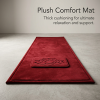 Thickened Meditation Mat, Prayer Mat, Comfortable Floor Mat for Relaxation, Extra Thick Exercise Mat, Dhurrie for Bedside Reading