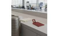 Long-Lasting Luggage Tag with Buckle Strap Adjustable Travel Tag with Information Window Waterproof Clear for Travelers