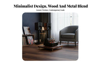 Single Tier Amplifier Stand Solid Wood Construction High-Fidelity Equipment Shelf Mortise and Tenon Joint Stereo Component Rack for Audiophiles