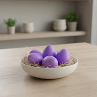 6 Pieces Easter Decoration Set Foam Eggs Ornament Craft Supply Soft Texture Lightweight Material Suitable for Holiday Party Home Office Display