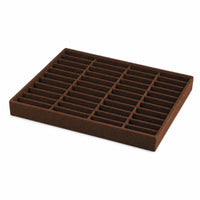 Low-Height Bracelet Holder with Slots Rigid Bracelet Storage Tray Compact Bangle Display Tray Open for Dresser