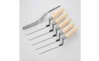 6 Pieces Tuck Pointing Trowel Lightweight Pointing Trowel Tapered Brick and Mortar Joint Tool for Masons, Home Improvers, Masonry Repair