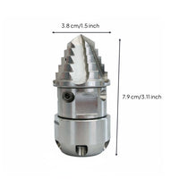 Stainless Steel Rotating Nozzle Clog Removal Rotating Sewer Nozzle Rustproof Rotary tube Cleaning Head for Maintenance Workers