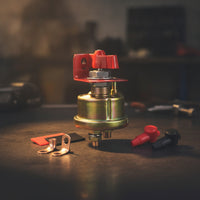 Battery Disconnect Switch Kit 24V Battery Cut-off Switch with Bracket Easy to Install High Conductivity for Marine, Truck