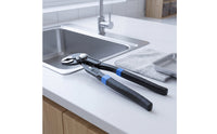 Quick-Adjust Plumbing Pliers with Push Button Adjustment Adjustable Plumbing Pliers Heavy-Duty Tools Soft Grip for Plumbers, DIYers, Plumbing, Pipe Repair