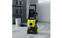 Powerful 1800W Engine High Pressure Washer Multiple Spray Nozzles Electric High Pressure Washer Long-Lasting Aluminum Pump Portable Car Washing Machine Easy Storage
