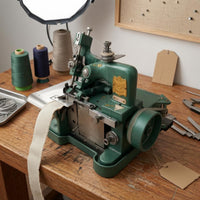 Metal Body Electric Overlock Sewing Machine Built-in Handwheel Tabletop Overlock Machine Seam Finishing Compact