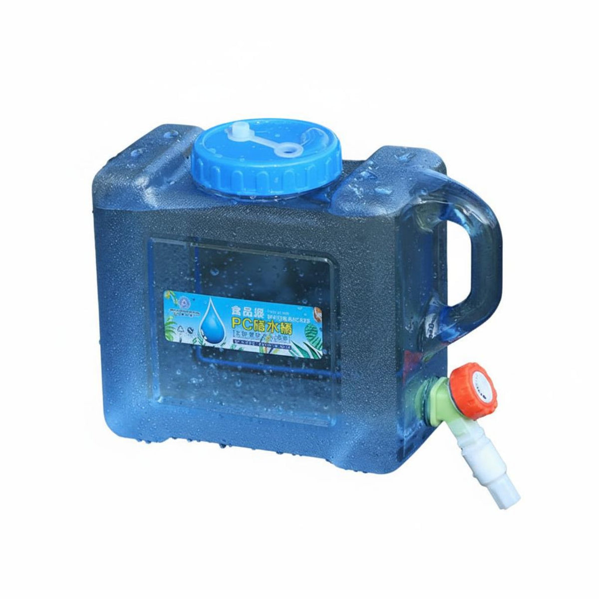 Leak-Proof Lid Portable Water Container with Spigot Food Grade Material Liquid Storage Long-Lasting for Outdoor