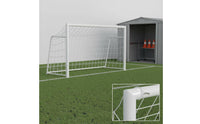 Easy Assembly Soccer Goal Frame with Net Stable Design Soccer Goal Long-Lasting Sports Equipment Weatherproof for School