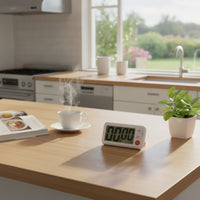 Countdown Timer Large Display Countdown Clock Timer with Stand Magnetic Cooking Timer Large Digits Loud Alarm Suitable for Baking Home Studying