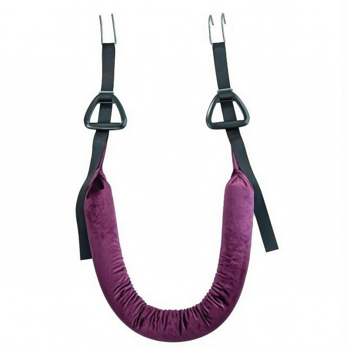 Cloth-Covered U-Shaped Traction Belt Padded Traction Belt Metal Hooks for Home Use