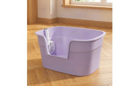 Open Top Waste Container Waste Container with Front Entry Indoor Cat Toilet for Cats