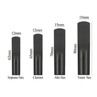 Beginner Friendly Black Alto Sax Mouthpiece Blade Easy Control Resin Sax Mouthpiece Blade Long-Lasting No Need to Wet for Beginners, Practice