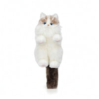 Cat-Shaped Backpack Soft Stuffed Cat Bag Stuffed Backpack Adorable Lifelike for Girls, Cosplay, Travel