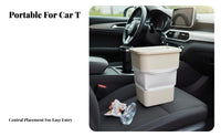 Foldable Car Trash Can Space-Saving Foldable Car Trash Can Multi-Functional Foldable Vehicle Garbage Bin for Drivers, Families, SUV, Truck, Boat