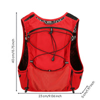 Running Vest Backpack Adjustable Running Backpack Low-Profile Water Carrier for Runners