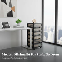 Mobile Book cart with casters Rolling Storage cart Lidded Design for Classroom