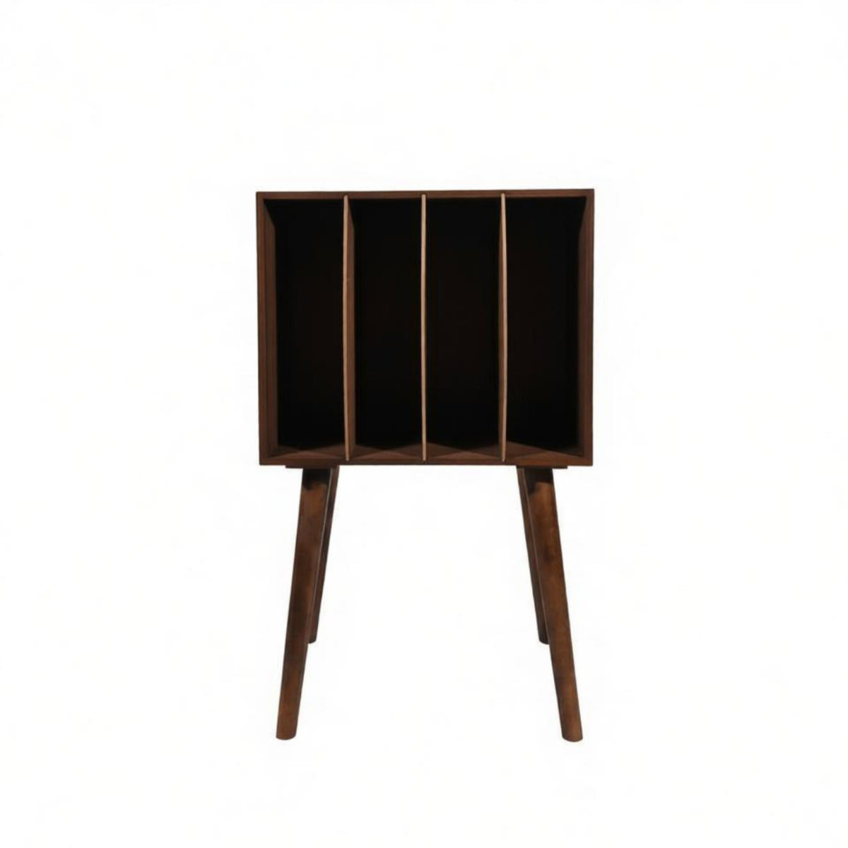 Vinyl Album Storage Rack Vintage Design Vinyl Album Storage Cabinet for Study