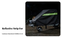 Towing Hitch Cover Reflective Strip Trailer Tow Bar Cover Dustproof Vehicle Accessory for Outdoor, Travel