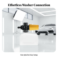 400ml Foam Pot 360° Rotating Nozzle Car Wash Foam Dispenser Thickened Car Wash Soap Dispenser