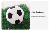 Soccer Ball Stuffed Toy Great Gift Idea Stuffed Football Pillow PP Filling Stuffed Soccer Ball for Kids, Young Children, Playroom, Game Room