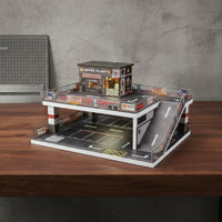 1:64 Parking Garage Diorama Realistic Detail Diecast Garage Scene PVC Material 1:64 Car Diorama for Collectors