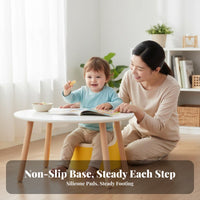 Anti-Slip Feet Low Plastic Chair with Backrest Sturdy Construction children's Furniture adaptable young child Seat Lightweight for young children, Kids, Parents, Bathroom, Entryway, Playroom, Bedroom