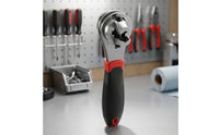 Slip-Resistant Adjustable Ratchet Wrench One-Handed Ratcheting Adjustable Wrench Universal Spanner Versatile for DIYers, Handymen, Garage
