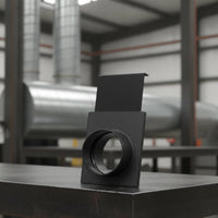 Blast Gate Adapter Manual Dust Collection Gate Vacuum Pipe Connector Wide Compatibility Valve Lightweight for Workshop
