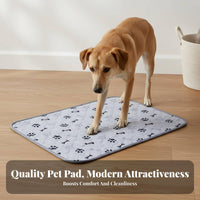 Reusable Dog Potty Pad Leak-Resistant Washable Puppy Training Pad Leakproof Absorbent Pet Training Mat for Dogs, Young Dogs, Crate, Travel
