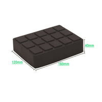 Scissor Lift Pad Non-Slip Surface Lift Cushion Wear Resistant Vehicle Support for Auto Repair Shop