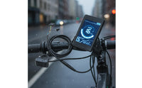 Pedal Assist Bike Digital Screen Meter Unobstructed Data Readout View Electric Bike Digital Screen Display Trip and Total Mileage Electric Cycle