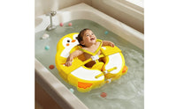Supportive Baby Swim Seat Stable Non-Inflatable Baby Buoyant Seat Skin-Friendly Infant Swim Buoyant Seat Smooth for Bathtub