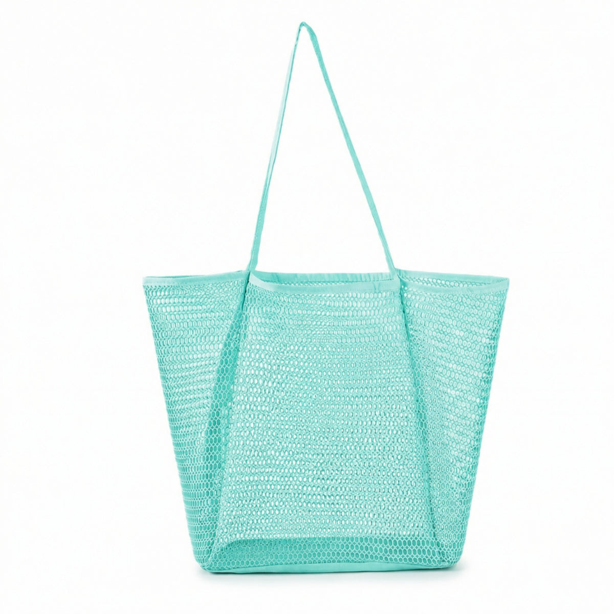 Reinforced Mesh Bag with Inner Pocket Spacious Mesh Tote Bag Transparent Breathable for Women, Swimmers, Beach, Pool, Gym, Travel