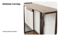 Narrow Altardesign Table Modern Chinese Aesthetic Home Furnishing Meditative-Inspired Slim Shape for Foyer, Living Room