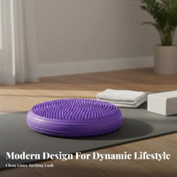 Mindfulness Balance Pad Anti-Slip Wobble Pad Inflatable Balance Disc Two-Sided-Sided Design Central Stability Disc Ergonomic