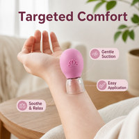 Mini Silicone Cupping, Gua Sha Cupping for Facial & Body, Easy Use Cupping for Muscle Tension Relief, Home Use Cupping Set
