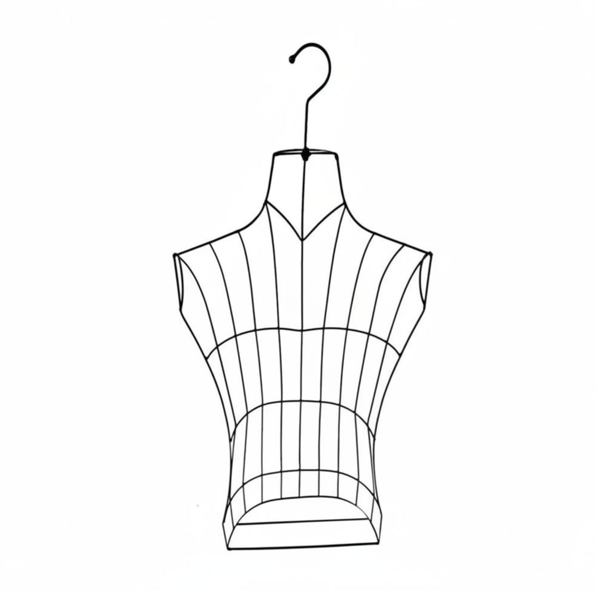Iron Dress Iron Construction Frame Male Dress Form Simple Setup Assembly Male Mannequin Torso for Shop Window