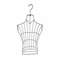 Iron Dress Iron Construction Frame Male Dress Form Simple Setup Assembly Male Mannequin Torso for Shop Window
