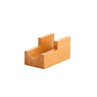 Sushi Holder with Cradle Compact Stand Natural Wood for Dinner Parties