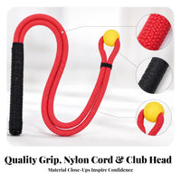 Braided Golf Swing Training Rope Strap Fastening Golf Swing Training Aid Portable Design Sporty for Golfers
